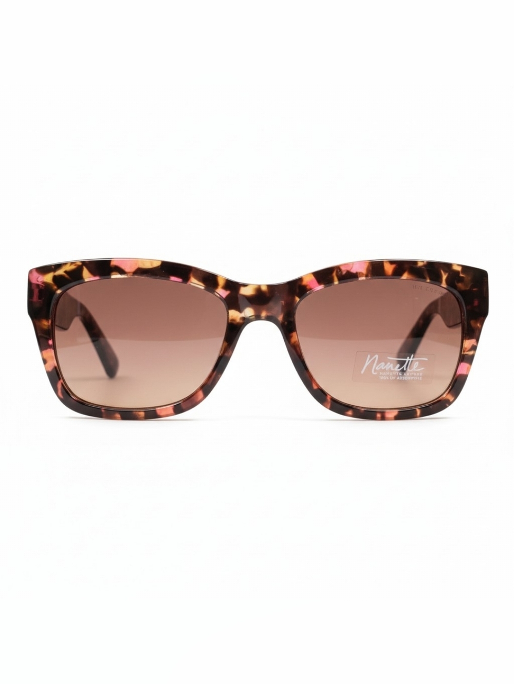 Nanette Lepore Women's Tortoiseshell Sunglasses - Brown Gradient Lenses, New - Picture 7 of 8